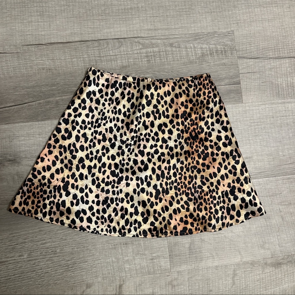 Princess Polly cheetah print skirt